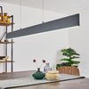 hofstein Pendelleuchte »Atella« moderne Hängelampe aus Metall in Anthrazit, 2700 Kelvin, 1800 Lumen, längliche Hängeleuchte, dimmbar, Fernbedienung Bild 4