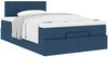vidaXL Ottoman-Bett mit Matratze Blau 120x200 cm Stoff 3311455 Bild 5