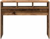 Konsolentisch, Beistelltisch, Konsole Altholz-Optik 105x30x80 cm Holzwerkstoff Bild 4