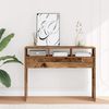 Konsolentisch, Beistelltisch, Konsole Altholz-Optik 105x30x80 cm Holzwerkstoff Bild 2
