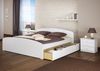 Doppelbett 3 Bettkasten 200x200 Seniorenbett Ehebett Massivholz Kiefer Zubehör wählbar V-60.50-20W Federleisten und Matratze Bild 3