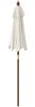 vidaXL Sonnenschirm mit Holzmast Sandfarben 196x231 cm 363159 Bild 5