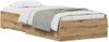 vidaXL Bettrahmen mit Speicher Artisan-Eiche 90 x 190 cm Holzwerkstoff 3333991 Bild 2