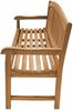 Gartenbank Bergamo Teak Massivholz 180 cm Bild 4