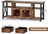 TV Schrank Industrial Stil 140cm Fernsehtisch 2 Schränke Holz Lowboard Bild 3