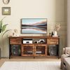 TV Schrank Industrial Stil 140cm Fernsehtisch 2 Schränke Holz Lowboard Bild 2