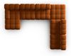 Micadoni Modulares Panorama Ecksofa Bellis 7-Sitzer Rechts Samt Bluvel Terrakotta Bild 5