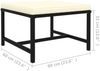 vidaXL Modular-Fußhocker mit Kissen Schwarz Poly Rattan 313509 Bild 4