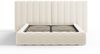 Micadoni Bett Kelp mit Doppelkopfteil Samt Bluvel Helles Beige 160x200 Bild 2
