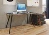 VCM Schreibtisch Salia 920923 Anthrazit / Honig-Eiche H. 70 x B. 138 x T. 80 cm Bild 4