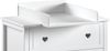 Wickelaufsatz >Amori< in Weiß, Massivholz - 53x53x14x72,6cm (LxBxHxT) Bild 3
