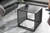 Moderner Beistelltisch STRIVE 40cm Marmor-Look Industrielles Design schwarz Metall Bild 3