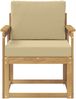 vidaXL 2 Stück Outdoor-Sofagarnitur Polyester Weiß und Beige 3438967 Bild 3