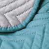 AmeliaHome Tagesdecke blau grau 240x260 Bettüberwürf zweiseitig Ultrasonic Steppung Polyester Softa Bild 3