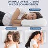 Esun Nackenstützkissen orthopädisch mit Memory Foam & hypoallergen, 57x35x9/11cm Bild 3