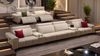 Sofanella Ledercouch SALENTO Kinosofa Kinosessel 2-Sitzer in Weiß XL: 252 Breite x 100 Tiefe Bild 5