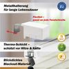 DomDeco Wabenplissee Thermo Plissee ohne Bohren - Hitzeschutz, Verdunkelung, verspannt, abdunkelnd, Klemmfix, stufenlos, kälteschutz, modernes Fensterplissee Bild 4