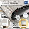 DomDeco Wabenplissee Thermo Plissee ohne Bohren - Hitzeschutz, Verdunkelung, verspannt, abdunkelnd, Klemmfix, stufenlos, kälteschutz, modernes Fensterplissee Bild 2