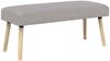 vidaXL Bank Uni Hellgrau 110 x 40 x 46 cm Bouclé 42038411 Bild 2