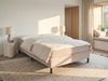 Boxspringbett ohne Kopfteil Stoff COUNTESS 140 x 200 cm Beige Bild 3