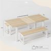 GarveeMore Essgruppe Esstisch für 4 - 8 Personen Küchentisch für Küche (Nur Tisch) Bild 2