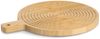ZELLER 25715 Schneide-/ Servierbrett STRIPES aus Bambus mit Griff, ca. Ø 30,5 x 2,0 cm Bild 1