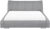 Wasserbett Polsterbezug grau 180x200 cm NANTES Bild 4
