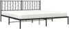 vidaXL Bettgestell mit Kopfteil Metall Schwarz 193x203 cm 374443 Bild 3