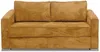 Vente-unique - LORETO Sofa SamtStoff Gelb - B 223 cm95 cm x H 90 cm x L 215 cm Bild 2