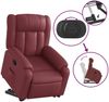 vidaXL Relaxsessel mit Aufstehhilfe Weinrot Kunstleder 3205268 Bild 5