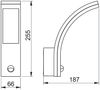 10W LED Außenleuchte Außenlampe Fassadenleuchte Außenlampe mit Bewegungsmelder IP54 Weiß Bild 5
