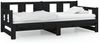 vidaXL Tagesbett Ausziehbar Schwarz Massivholz Kiefer 2x(80x200) cm [820291] Bild 2