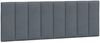 vidaXL Kopfteil-Kissen Dunkelgrau 120 cm Samt 374662 Bild 2