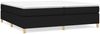 Boxspringbett Schwarz 200x200 cm Stoff [3120987] Bild 2