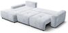 Ecksofa Schlafsofa Sofa ARGOS in Stoff Vibe Hellblau Ottomane Links Bild 5