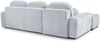 Ecksofa Schlafsofa Sofa ARGOS in Stoff Vibe Hellblau Ottomane Links Bild 3