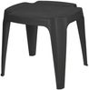 Progarden Sitzhocker Gartenhocker Kunststoff 43x38x38 cm Anthrazit Arbeitshocker Bank (1 St), Gartenhocker, Wetterfest, Kunststoff, Kniehocker, Stapelhocker Bild 1
