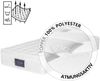 Novelux Hydraulik-Bett 90x200 cm mit Stauraum & Matratze – Polsterbett grau, Metallrahmen, Lattenrost aus Kiefernholz, OEKO-TEX® Standard 100 Bild 5