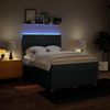 vidaXL Boxspringbett mit Matratze Blau 140x200 cm Stoff 3294392 Bild 4