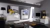 TV-Board >Asti< (BxHxT: 190x45x50 cm) in Weiss echt Hochglanz lackiert Bild 2