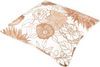 Arsvita Kissenhülle 40x40xcm Blumenmuster (Beige - Braun) Bild 3