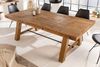 riess-ambiente Esstisch FINCA 200cm vintage braun - recyceltes Pinienholz, Bohlenoptik, Industrial Design mit Querstrebe – ideal für bis zu 10 Personen Bild 2