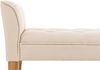CLP Chaiselongue Cleopatra Gestell aus Kautschukholz,creme antik-hell Bild 3