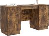 vidaXL Schreibtisch Geräucherte Eiche 142,5 x 50 x 75 cm Holzwerkstoff 3414626 Bild 3
