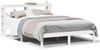 vidaXL Massivholzbett ohne Matratze Weiß 160x200 Kiefernholz 3305727 Bild 2