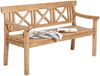 3-Sitzer Bank DRAHMA Antik-Natural ca. L150cm Mahagoni Sitzbank Holzbank Bild 2