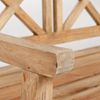 3-Sitzer Bank DRAHMA Antik-Natural ca. L150cm Mahagoni Sitzbank Holzbank Bild 3
