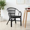 vidaXL Stapelstuhl Schwarz 58 x 60 x 81 cm Rattan 42033215 Bild 3