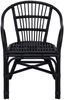 vidaXL Stapelstuhl Schwarz 58 x 60 x 81 cm Rattan 42033215 Bild 4