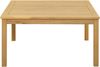 vidaXL Couchtisch Helles Akazienholz 85 x 85 x 45 cm Massivholz Akazie 42026780 Bild 2